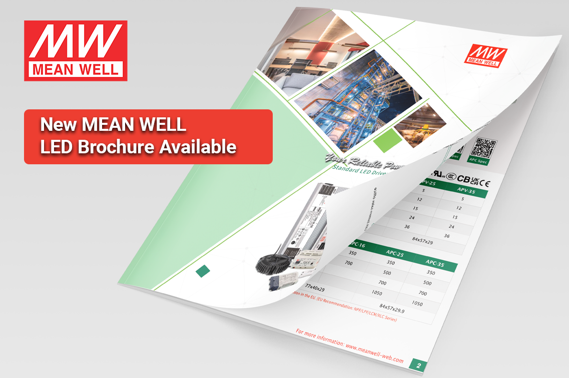 New MEAN WELL LED Brochure Available